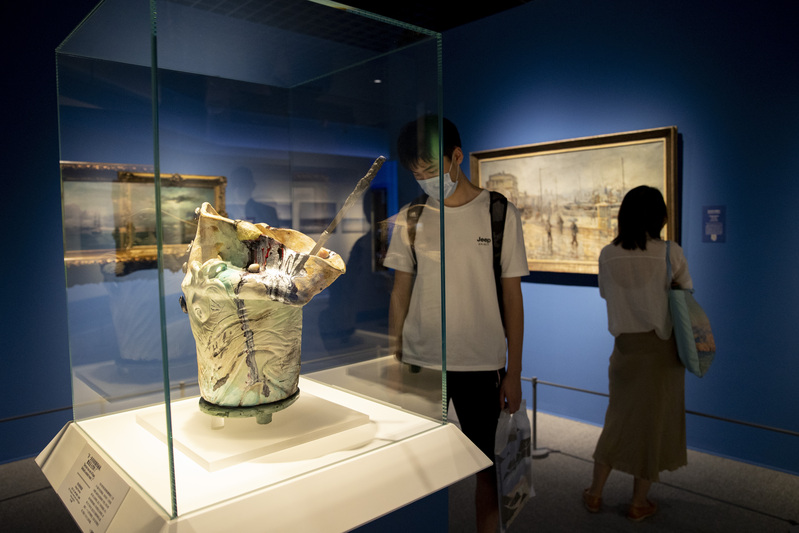 上海博物馆恢复开放后首个国际合作展开幕 “踏浪而行”，徜徉希腊艺术海洋