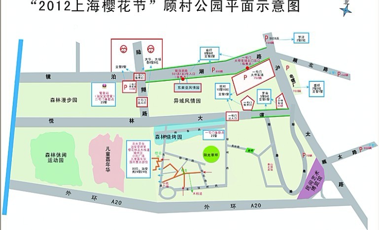 在顾村公园开幕