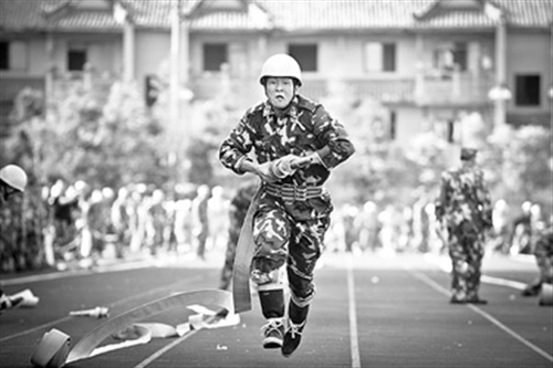 消防队伍执勤岗位练兵比武竞赛开赛