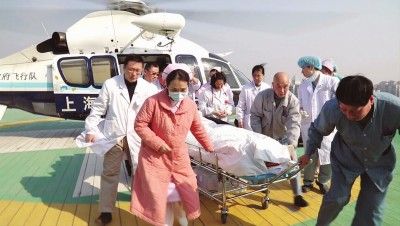 大丰农场13岁男孩不明原因晕厥 上海警航直升