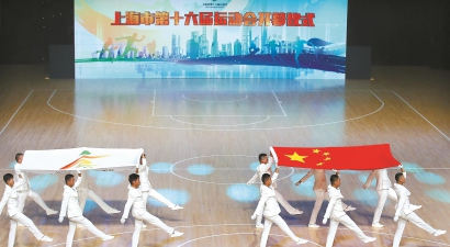 上海市第十六届运动会开幕