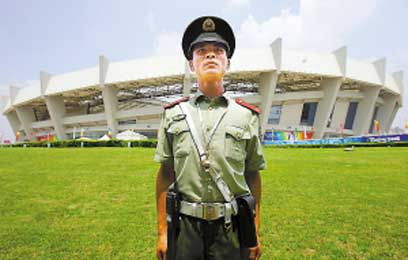 武警上海总队坚持从严从难高要求圆满完成奥运