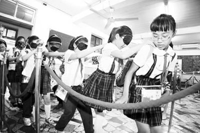 卢湾区永昌小学举办知闻世博校园行活动