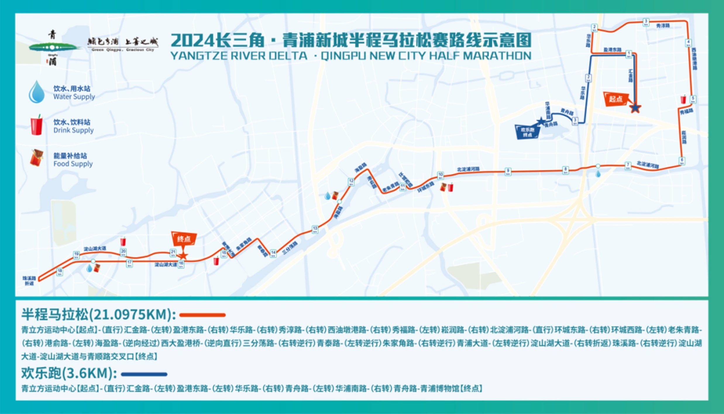 2024长三角•青浦新城半程马拉松赛沿线道路停车提示