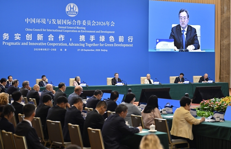丁薛祥出席中国环境与发展国际合作委员会2026年年会并讲话