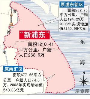 国务院批复同意
南汇并入浦东新区
国务院批复同意
南汇并入浦东新区