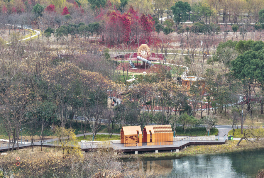 近日，位于浦东新区的凌桥公园提升改造后向市民游客开放，为上海环城生态公园带再添高品质绿色空间。记者 张海峰 摄.jpg