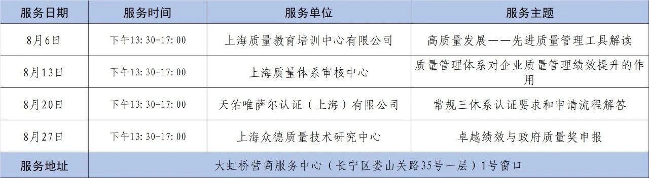 长宁区质量基础设施集成服务8月安排表来啦！请查收.jpg