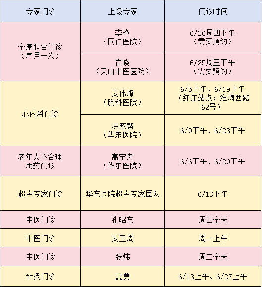 长宁区社区卫生服务中心6月专家门诊表来了1.png