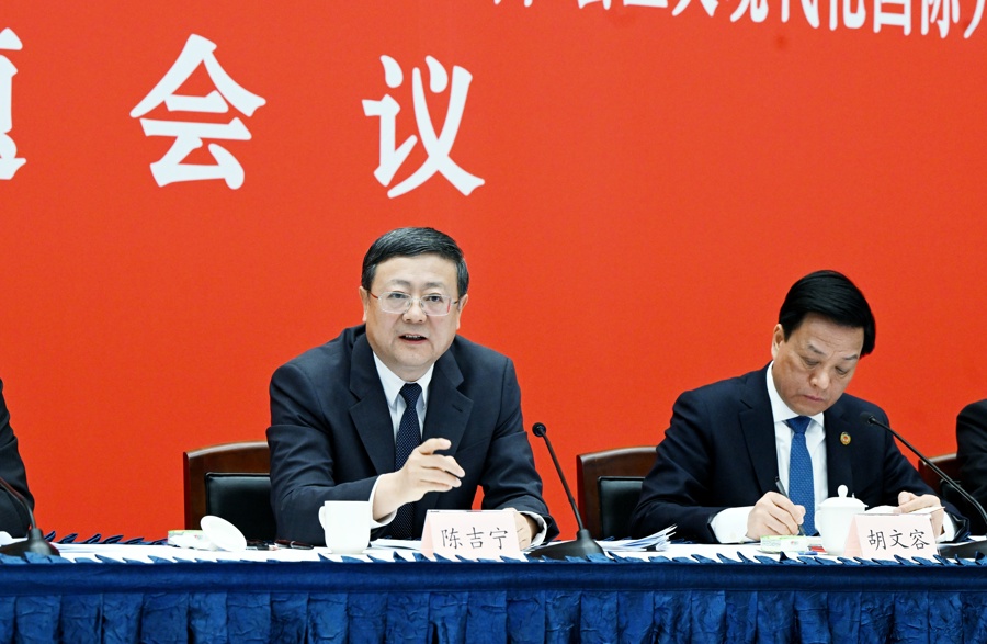 昨天,市委书记陈吉宁参加市政协十四届二次会议专题会议。陈正宝 摄 .jpeg 昨天,市委书记陈吉宁参加市政协十四届二次会议专题会议。陈正宝 摄 .jpeg