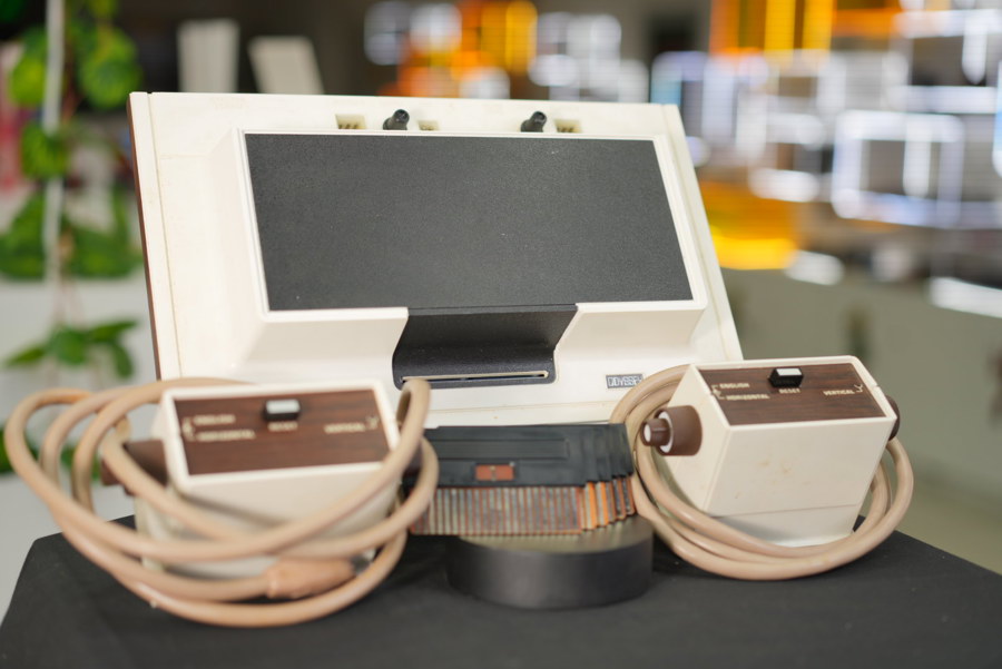 游戏博物馆收藏的世界上第一台家用游戏机米罗华奥德赛。 资料图片 .jpg 游戏博物馆收藏的世界上第一台家用游戏机米罗华奥德赛。 资料图片 .jpg