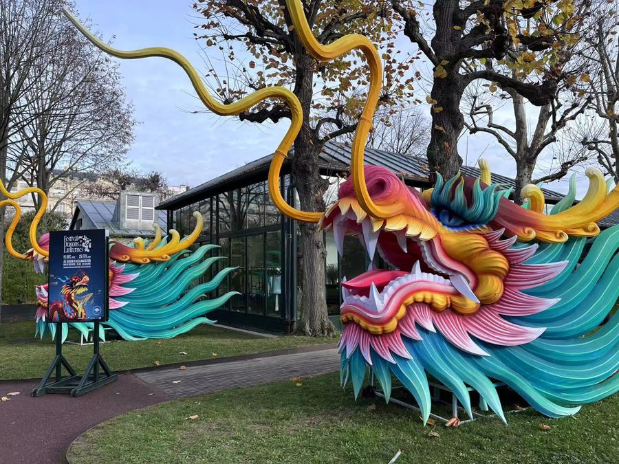 法国豫园灯会已进入灯组组装阶段。 资料图片.jpeg 法国豫园灯会已进入灯组组装阶段。 资料图片.jpeg