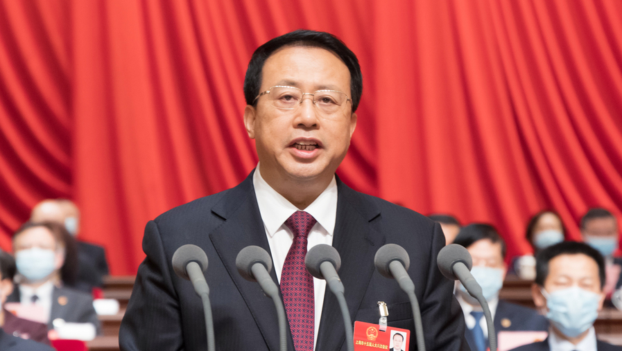 上海市第十五届人民代表大会第六次会议开幕 上海市第十五届人民代表大会第六次会议开幕