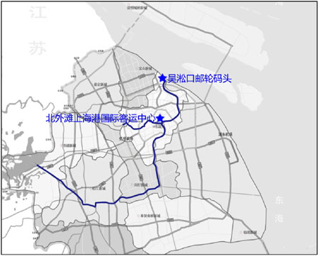 图9邮轮码头布局