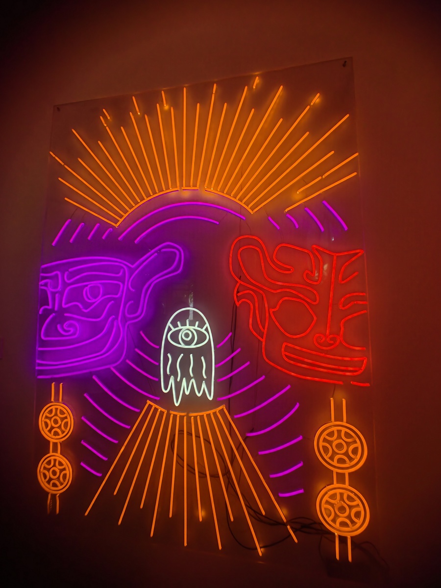 门卫美术馆展出的作品《宝藏》。周楠 摄.jpeg