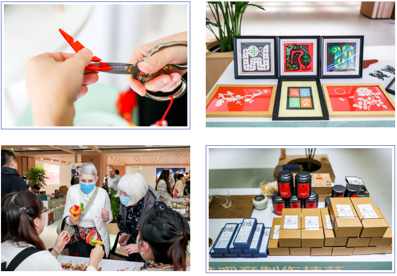 剪纸、翻花制作技艺、传统二十七式铁观音制作技艺等非遗项目来到现场进行展示.png 剪纸、翻花制作技艺、传统二十七式铁观音制作技艺等非遗项目来到现场进行展示.png