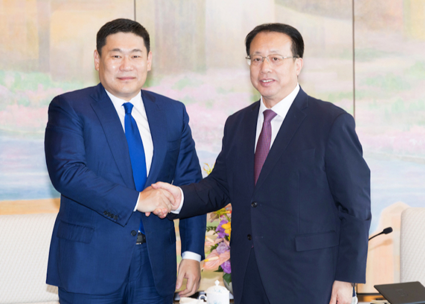 拓展投资布局深化合作 龚正会见蒙古国总理奥云额尔登