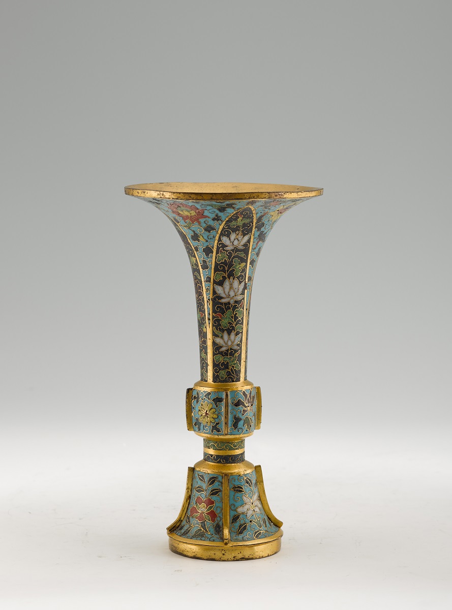 明代掐丝珐琅觚。.jpeg 明代掐丝珐琅觚。.jpeg