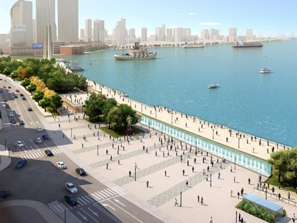 市政府新闻发布会介绍外滩滨水区城市设计方案主要内容