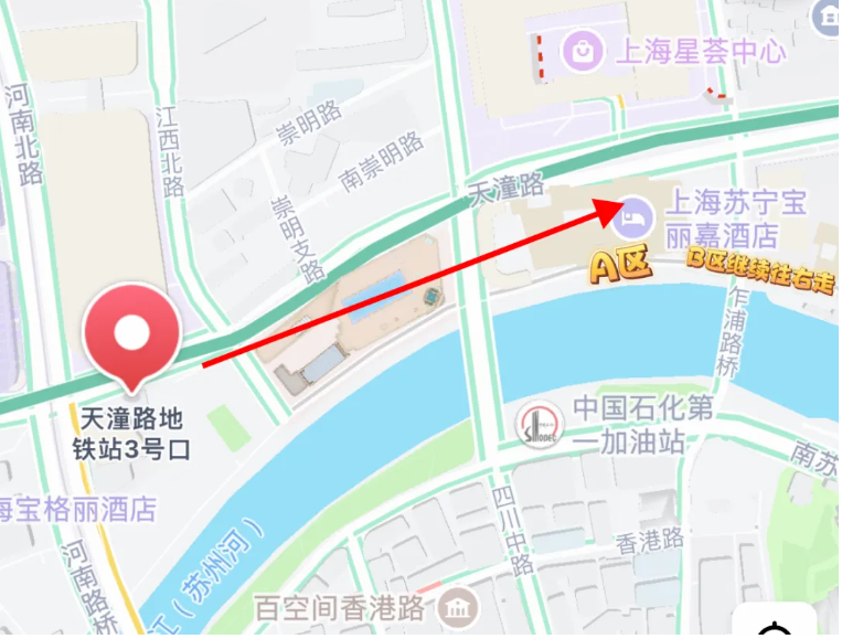 地铁12号线至天潼路站,从3号口出站.png