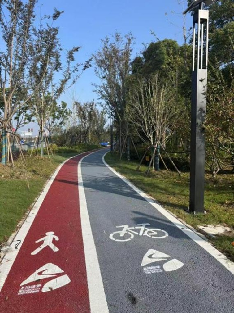 青浦新城绿环绿道一期工程基本贯通！这份“森呼吸”地图请收好