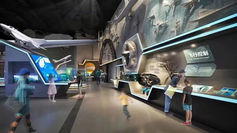 升级改造后的“飞行探秘”展区效果图。 上海科技馆 供图.jpeg