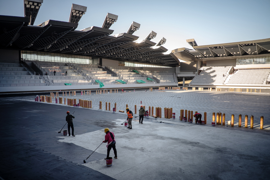 上海国际马术中心完成全部结构工程