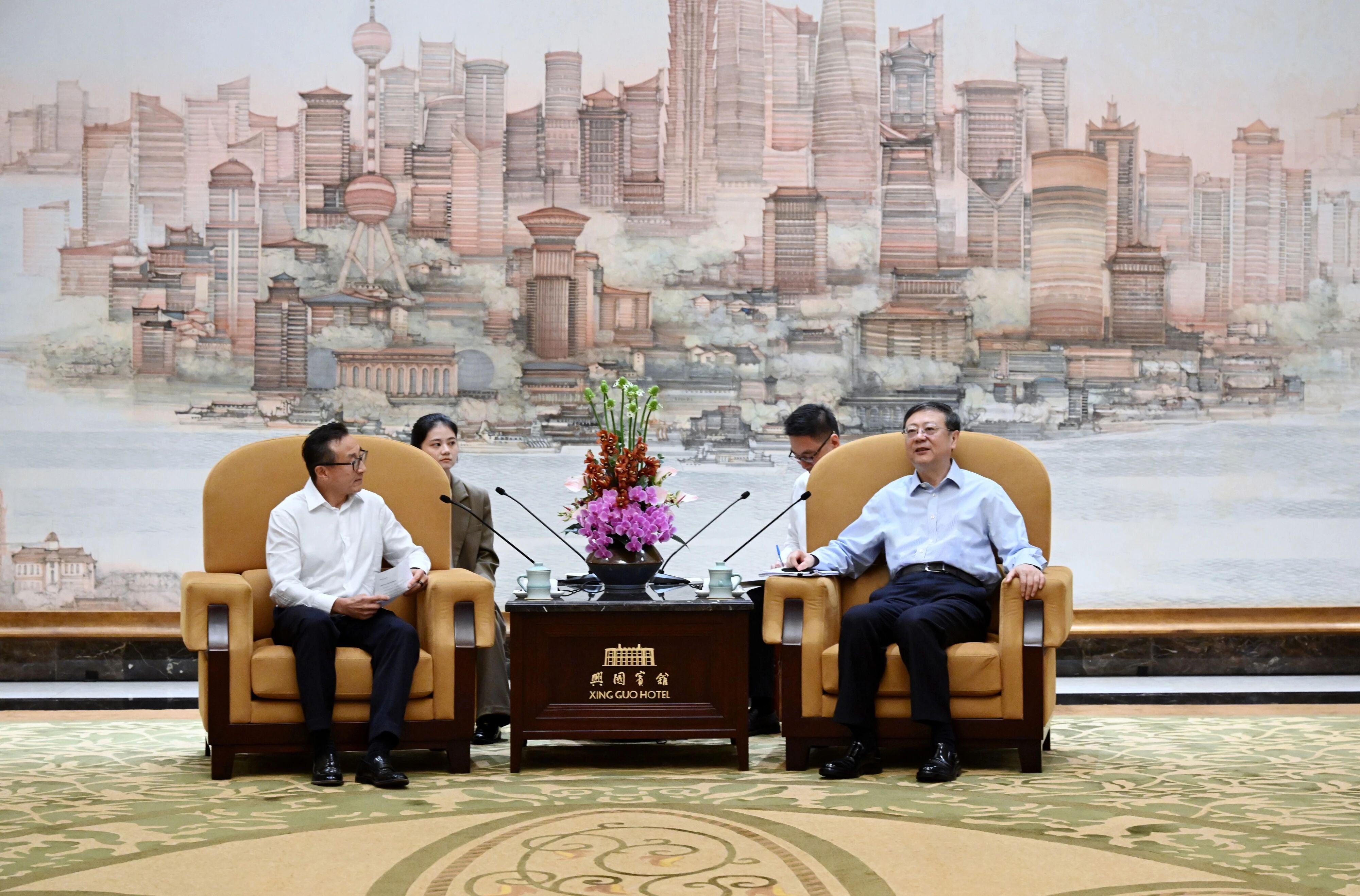 陈吉宁会见亚洲企业领袖协会会员代表