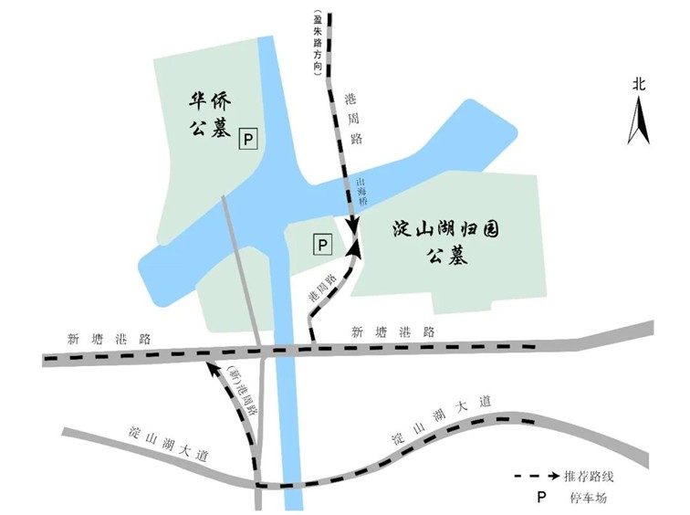 2025年青浦区冬至祭扫交通指南